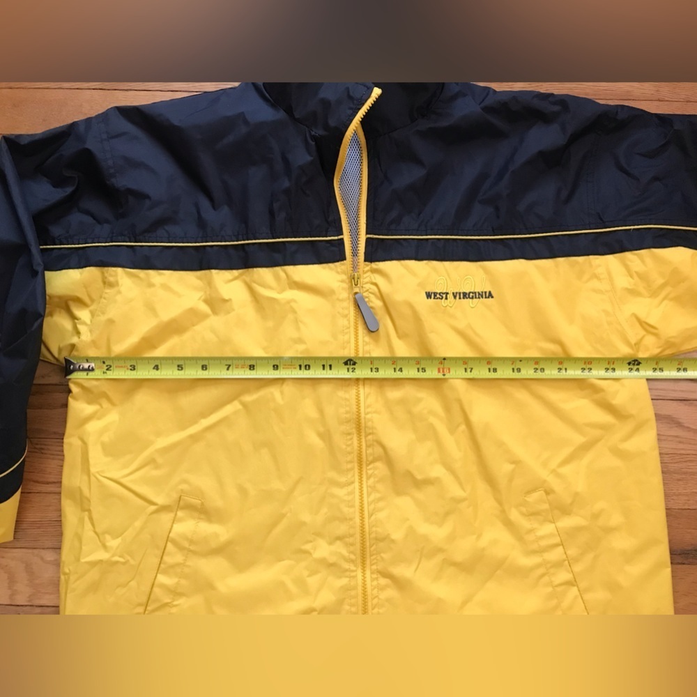 West Virginia Pullover Rain Jacket Mens - size M‎ - Picture 3 of 9
